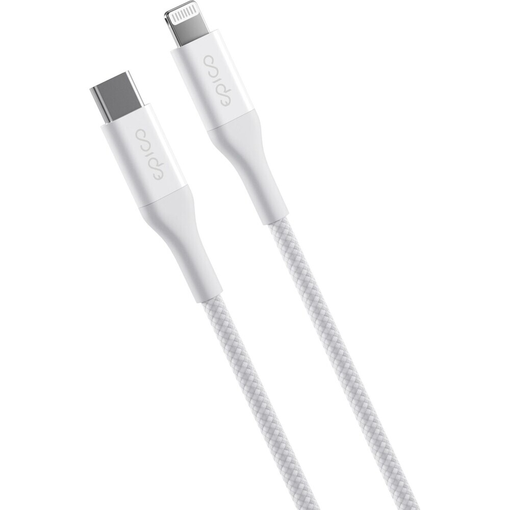 Epico-UltraLink-USB-C-na-Lightning-2m-kabel-bily