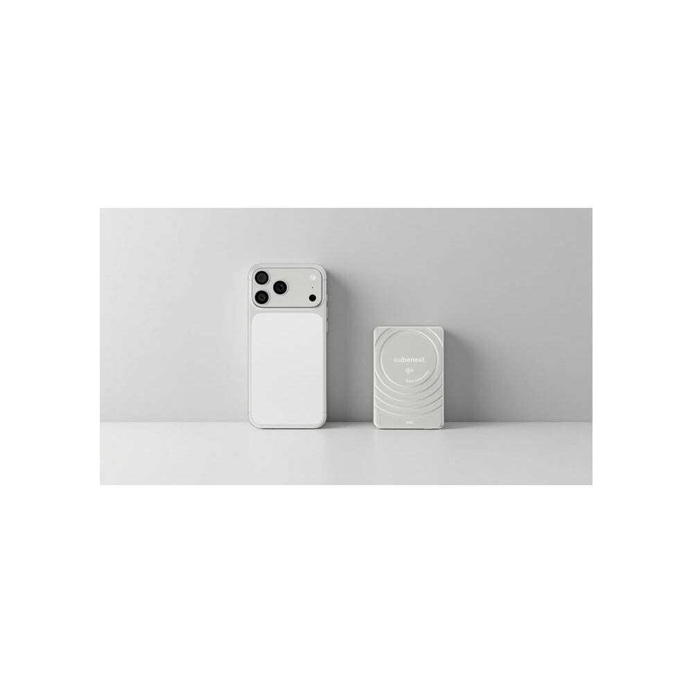 CubeNest-SQ1B3D-SlimDual-Qi2-MagSafe-powerbanka-5000-mAh-stribrna