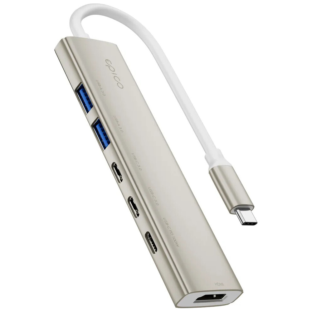 Epico-UltraHub-6in1-Slim-Alu-USB-C-Hub-EH20-hvezdne-bily