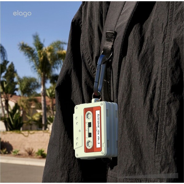 ELAGO-Cassette-TAPE-pouzdro-AirPods-Pro-3-bezove