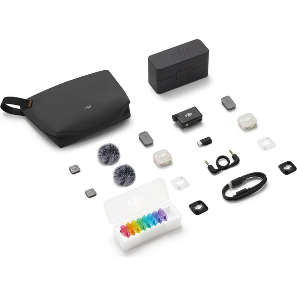DJI-Mic-Mini-2S-2-TX-1-RX-Charging-Case-