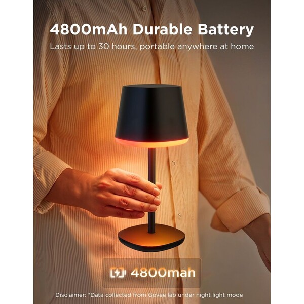 Govee-Table-Lamp-Classic-S-RGBICWW-stolni-lampa-Matter-cerna