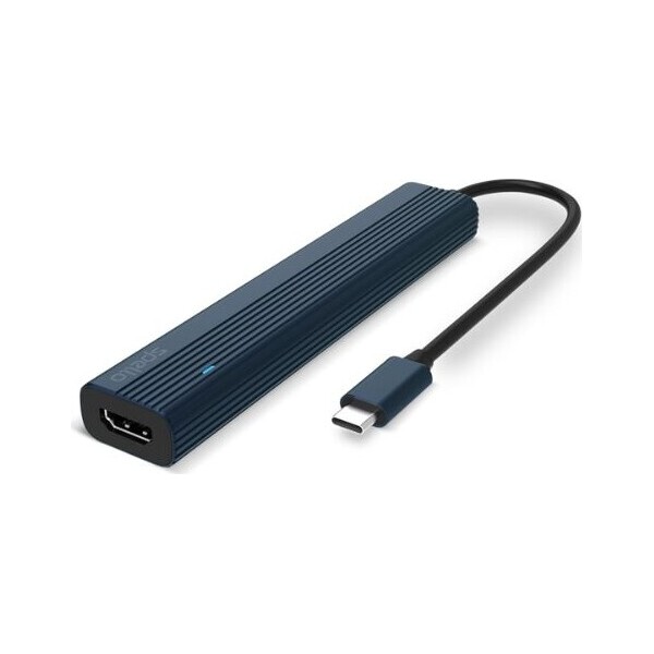 Spello-USB-C-Hub-Slim-7v1-100W-USB-C-PD-3-USB-A-HDMI-slot-na-SD-TF-kartu-temne-inkoustovy
