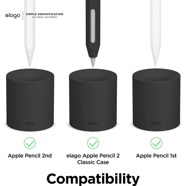 ELAGO-Silicone-Stand-stojanek-pro-Apple-Pencil-cerny