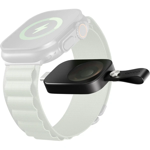 Epico-UltraBase-mini-bezdratova-nabijecka-USB-C-pro-Apple-Watch-cerna