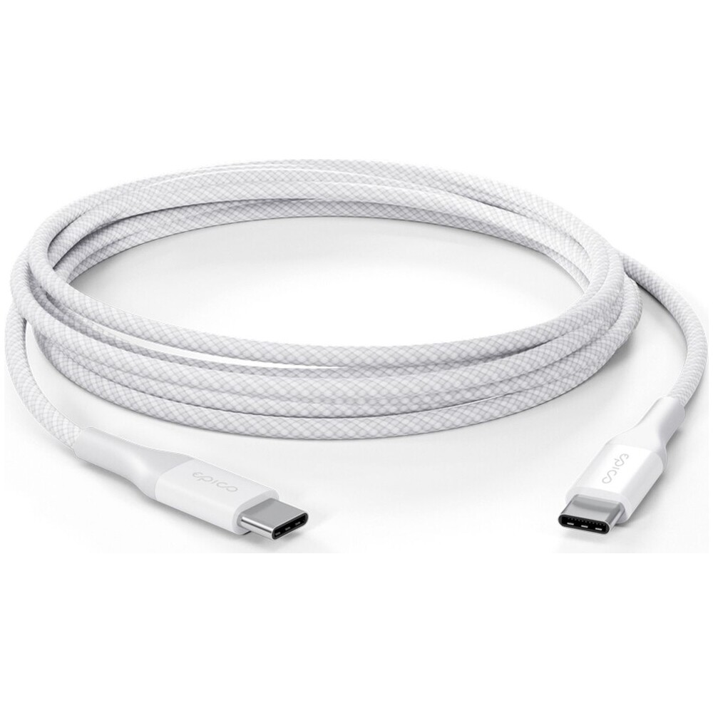 Epico-UltraLink-USB-C-na-USB-C-240W-2m-kabel-bily