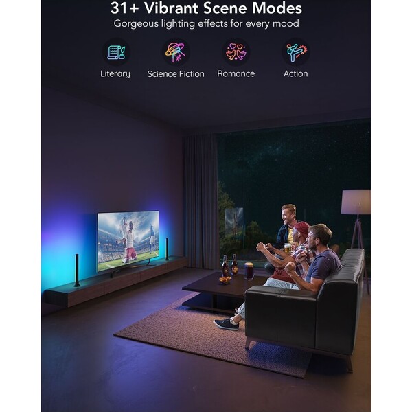 Govee-SMART-LED-RGBIC-Panely-38cm-pro-TV-43-75-Matter