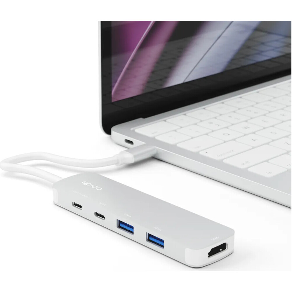 Epico-UltraHub-5in1-Slim-Alu-USB-C-Hub-EH15-stribrny
