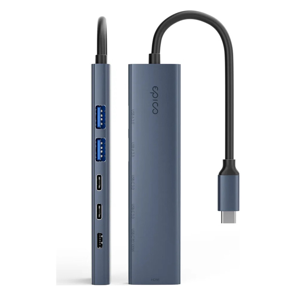 Epico-UltraHub-6in1-Slim-Alu-USB-C-Hub-EH20-temne-inkoustovy