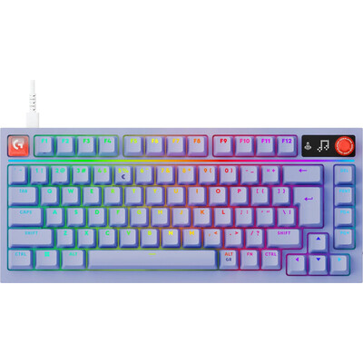 Logitech G316 X 75 herní mechanická klávesnice (USINTL) fialová