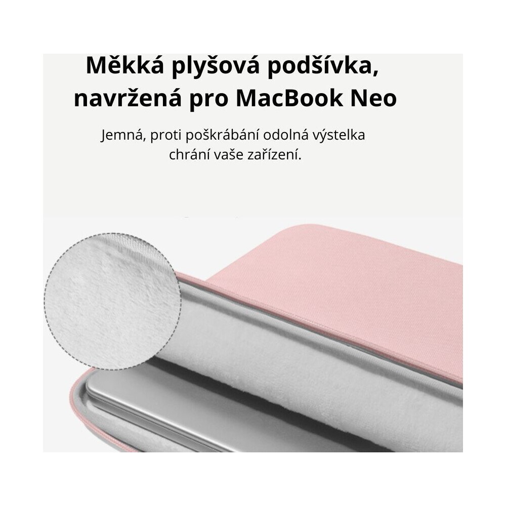 tomtoc-Light-A18-sleeve-pouzdro-13-MacBook-Neo-ruzove