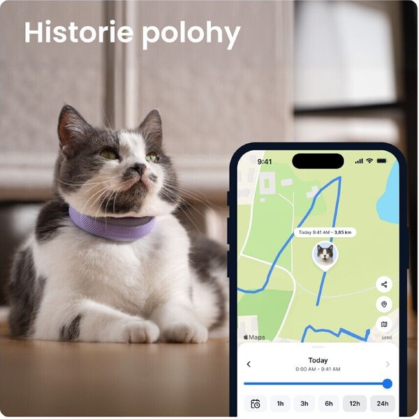 Tractive-CAT-6-Mini-chytry-GPS-lokator-pro-kocky-levandulovy