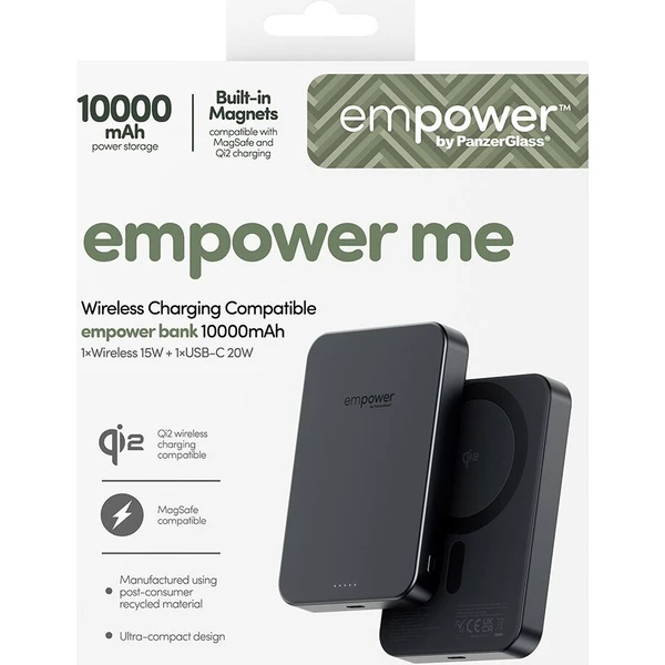 PanzerGlass-empower-bezdratova-Qi2-powerbanka-10000-mAh-MagSafe-cerna