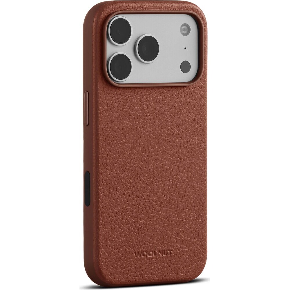 Woolnut-MagSafe-kozeny-kryt-iPhone-18-Pro-hnedy