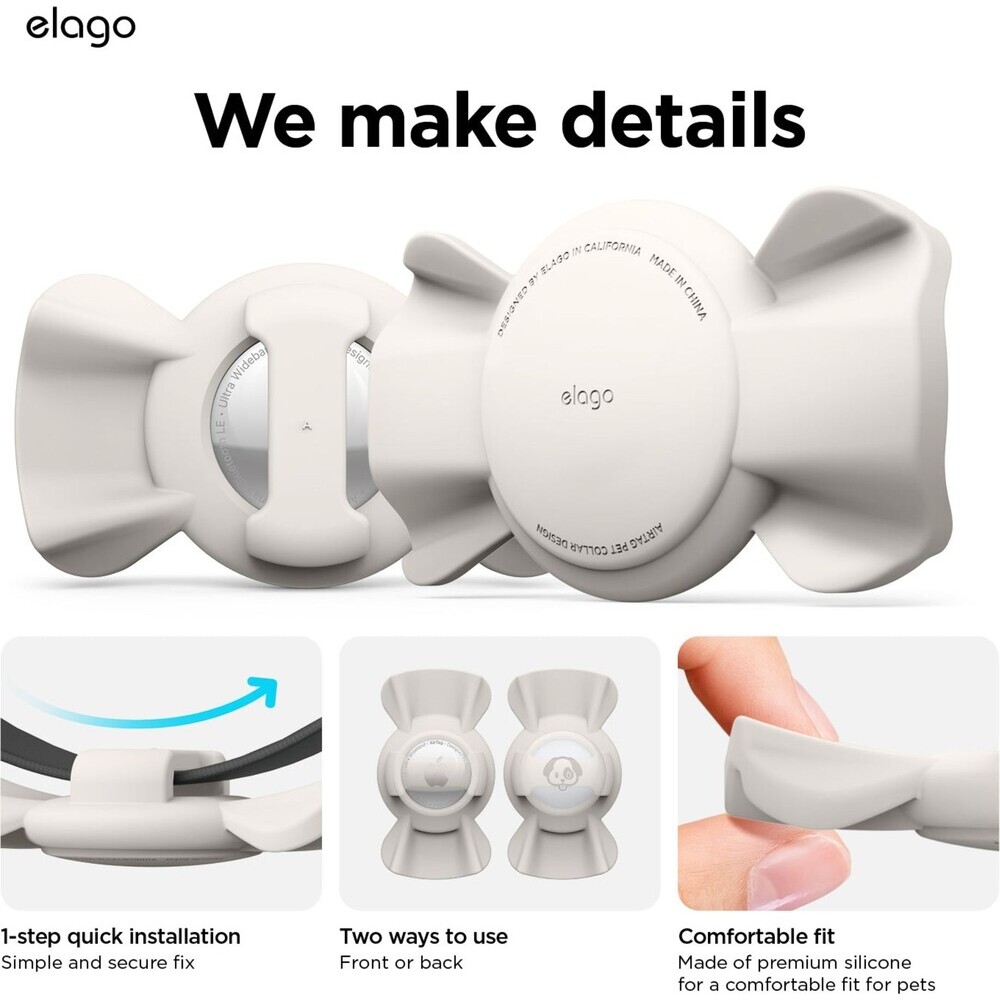 ELAGO-Pet-Collar-pouzdro-pro-Apple-AirTag-kremove