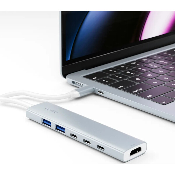 Epico-UltraHub-6in1-Slim-Alu-USB-C-Hub-EH20-blankytne-modry