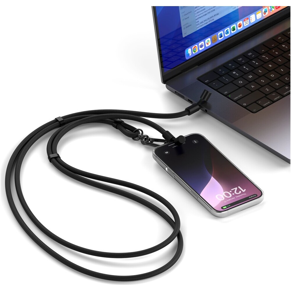 Satechi-OntheGo-USB-C-Lanyard-popruh-s-kabelem-cerny
