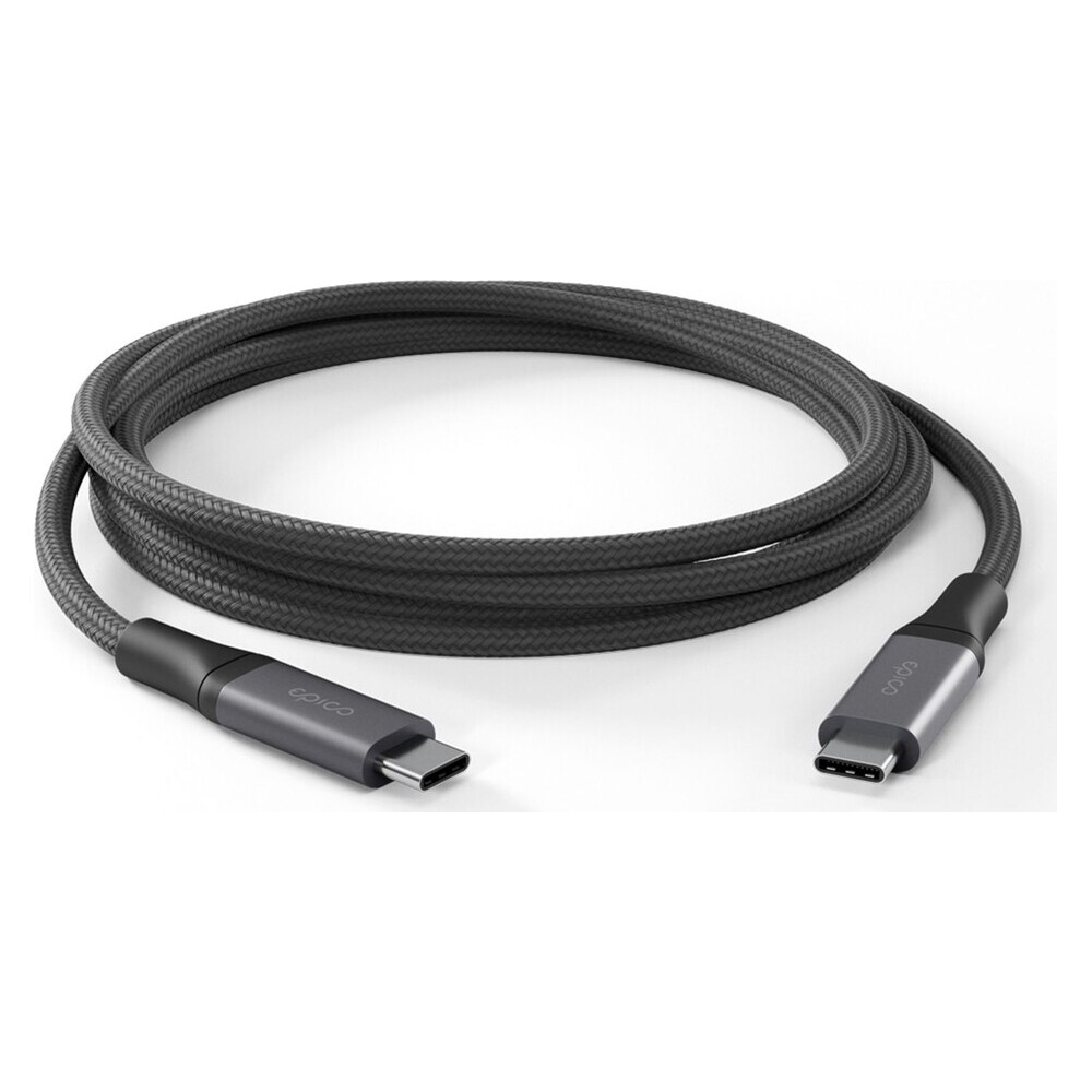 Epico-UltraLink-USB4-40Gbps-240W-8K-60Hz-1-5m-USB-C-kabel-cerny