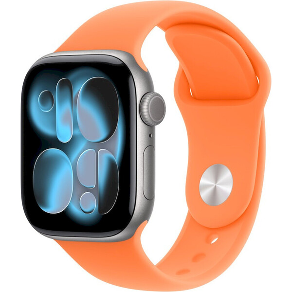 Apple-Watch-42-41-40-38mm-mandarinkovy-sportovni-reminek-M-L