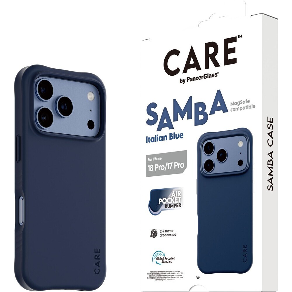 PanzerGlass-CARE-Samba-MagSafe-kryt-Apple-iPhone-18-Pro-17-Pro-Italian-Blue-modry