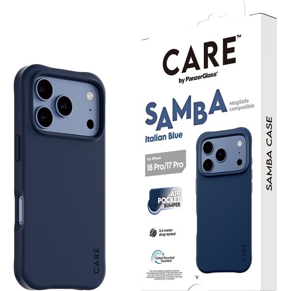 PanzerGlass-CARE-Samba-MagSafe-kryt-Apple-iPhone-18-Pro-17-Pro-Italian-Blue-modry