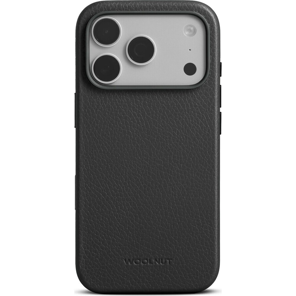 Woolnut-MagSafe-kozeny-kryt-iPhone-18-Pro-cerny