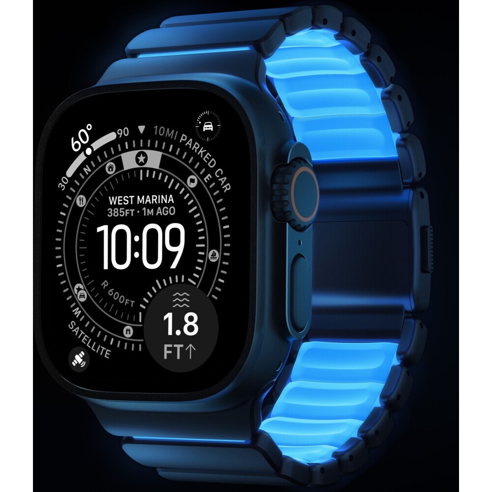 Nomad-Stratos-Band-FKM-reminek-Apple-Watch-45-46-49mm-Black-Titanium-Icy-Blue