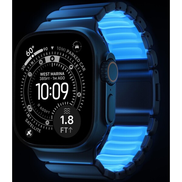 Nomad-Stratos-Band-FKM-reminek-Apple-Watch-45-46-49mm-Black-Titanium-Icy-Blue
