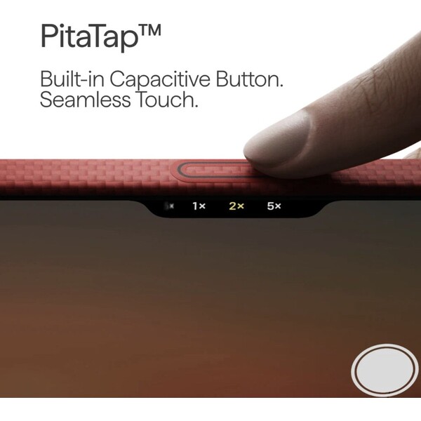 Pitaka-Edge-Case-Ink-Horse-MagSafe-kryt-iPhone-17-Pro-Cinnabar