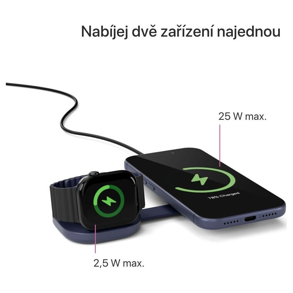 iWant-UltraBase-Qi2-25W-2v1-Fold-kovova-Mag-bezdratova-nabijecka-temne-modra