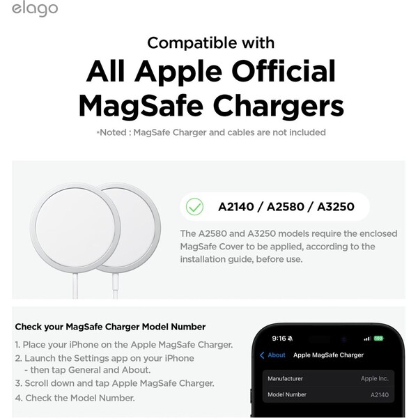 ELAGO-Retro-W5-Magsafe-iPhone-stojanek-bily