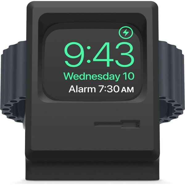 ELAGO-WT3-Macintosh-stojanek-pro-Apple-Watch-Ultra-cerny
