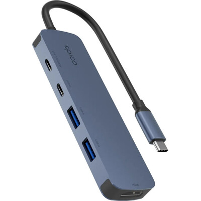 Epico UltraHub 5in1 Slim Alu USB-C Hub EH15 indigo