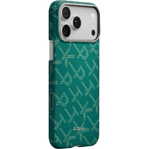 Pitaka-Ultra-Slim-Case-MagSafe-kryt-iPhone-17-Pro-Max-Monogram-Gold-Green