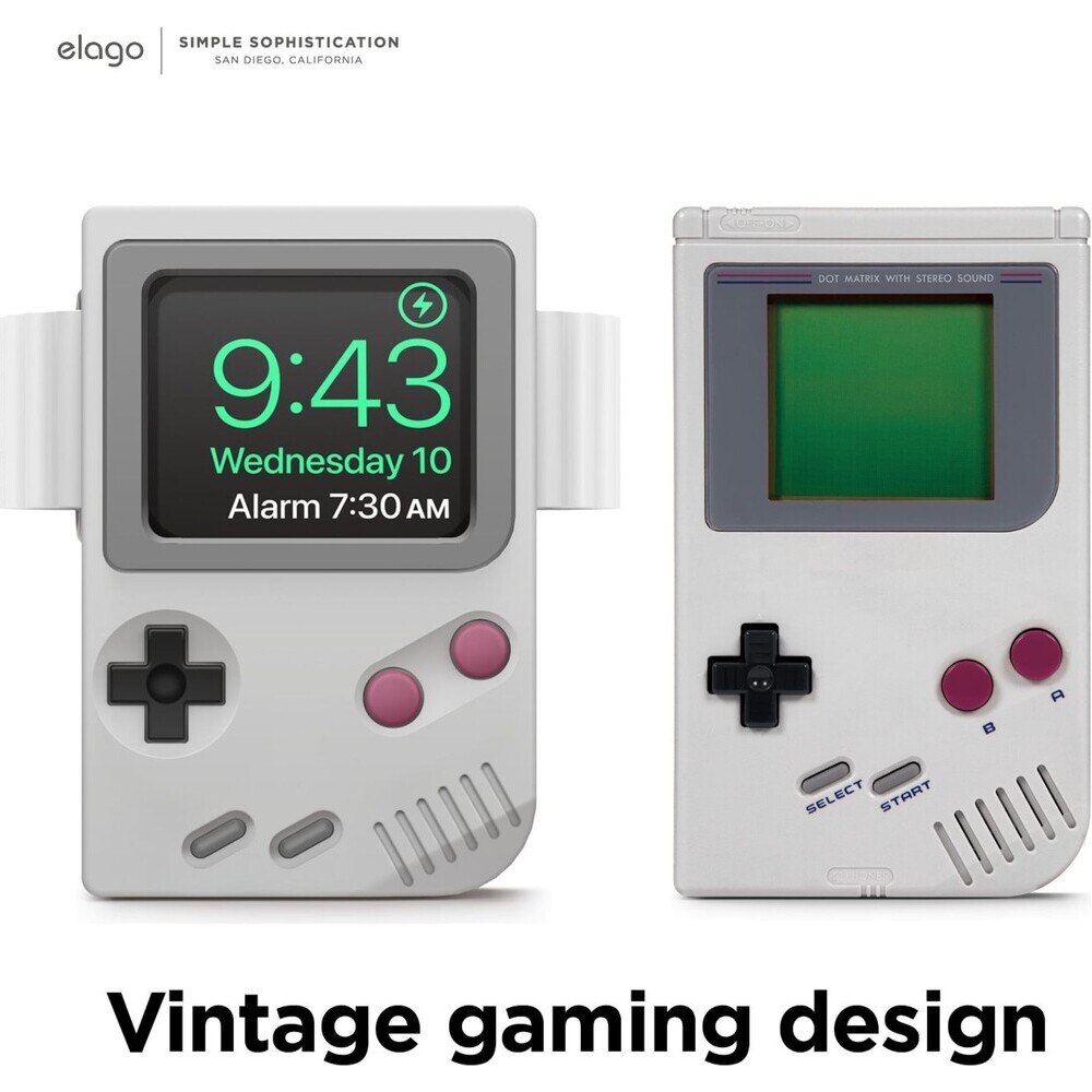 ELAGO-W5-Retro-stojanek-pro-Apple-Watch-Ultra-cerny