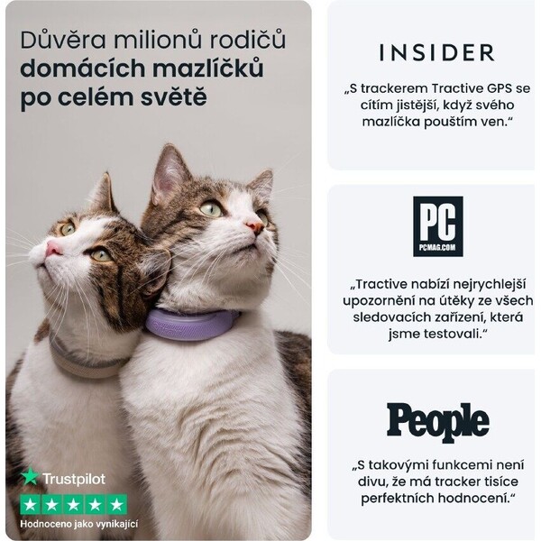 Tractive-CAT-6-Mini-chytry-GPS-lokator-pro-kocky-levandulovy