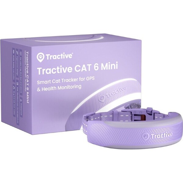 Tractive-CAT-6-Mini-chytry-GPS-lokator-pro-kocky-levandulovy