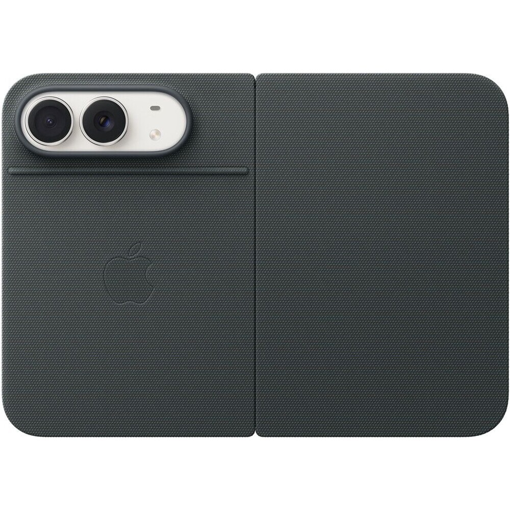 Apple-folio-z-tkaniny-TechWoven-se-stojankem-na-iPhone-Duo-namornicky-modre