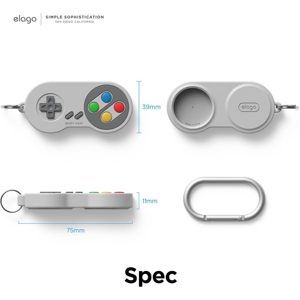 ELAGO-W5-GamePad-pouzdro-pro-Apple-AirTag-ruzove