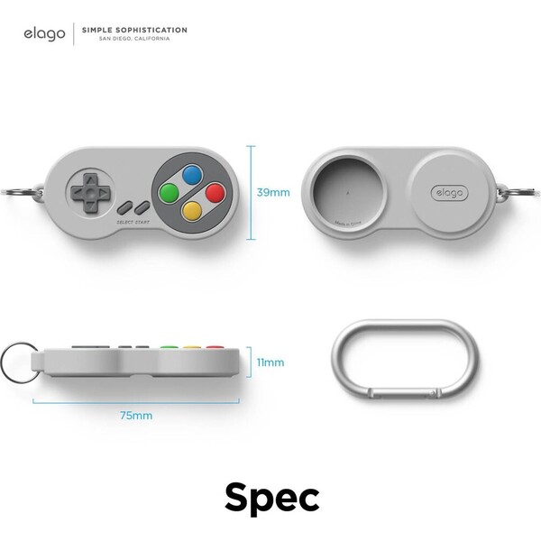 ELAGO-W5-GamePad-pouzdro-pro-Apple-AirTag-ruzove