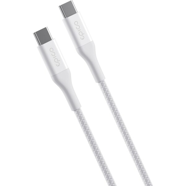 Epico-UltraLink-USB-C-na-USB-C-240W-1-2m-kabel-bily