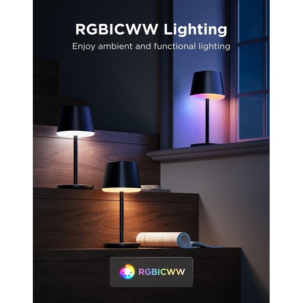 Govee-Table-Lamp-Classic-S-RGBICWW-stolni-lampa-Matter-cerna