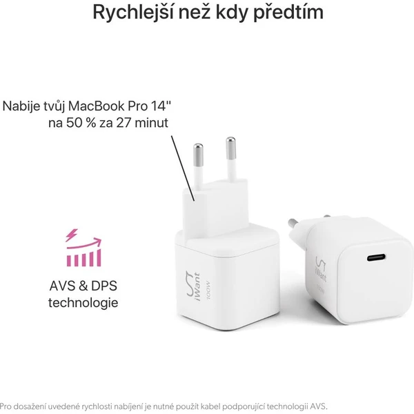 iWant-UltraBoost-Micro-AVS-GaN-100W-nabijecka-bila
