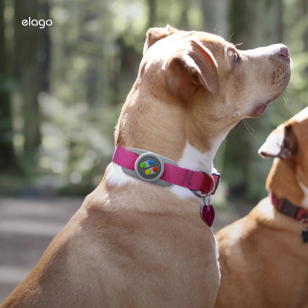 ELAGO-W5-Pet-Collar-pouzdro-pro-Apple-AirTag-sede