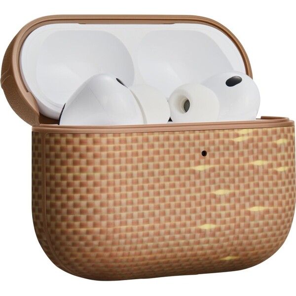 Pitaka-Aramid-Fiber-Magnetic-Case-pouzdro-AirPods-Pro-3-Golden-Glint