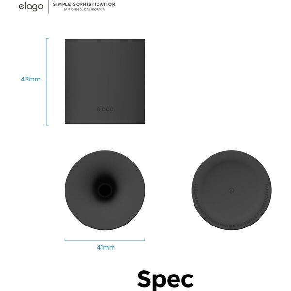 ELAGO-Silicone-Stand-stojanek-pro-Apple-Pencil-cerny