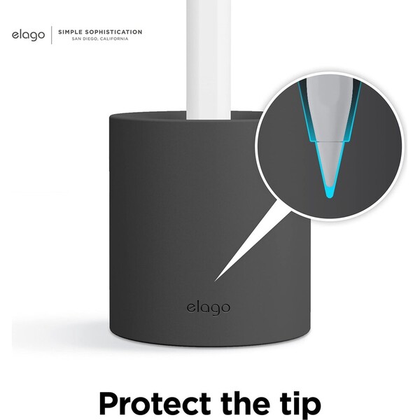 ELAGO-Silicone-Stand-stojanek-pro-Apple-Pencil-bily