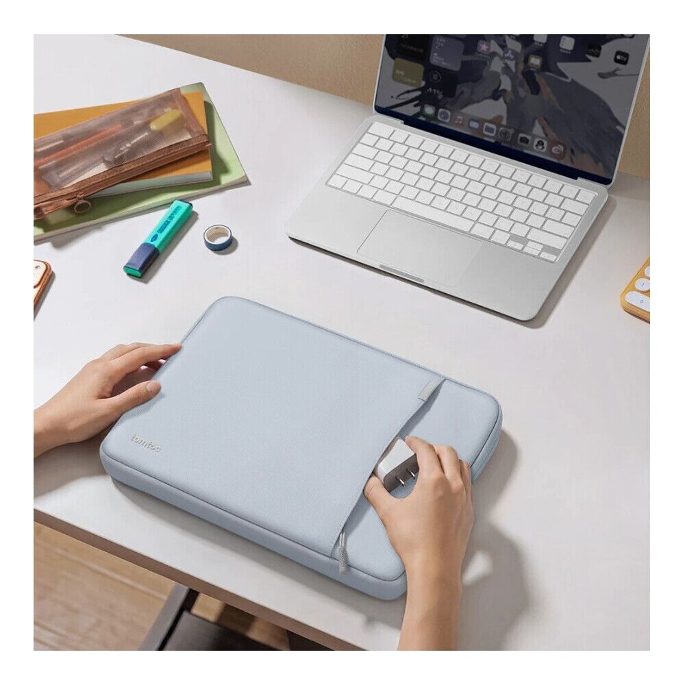 tomtoc-Defender-A13-sleeve-pouzdro-13-MacBook-Neo-svetle-modre