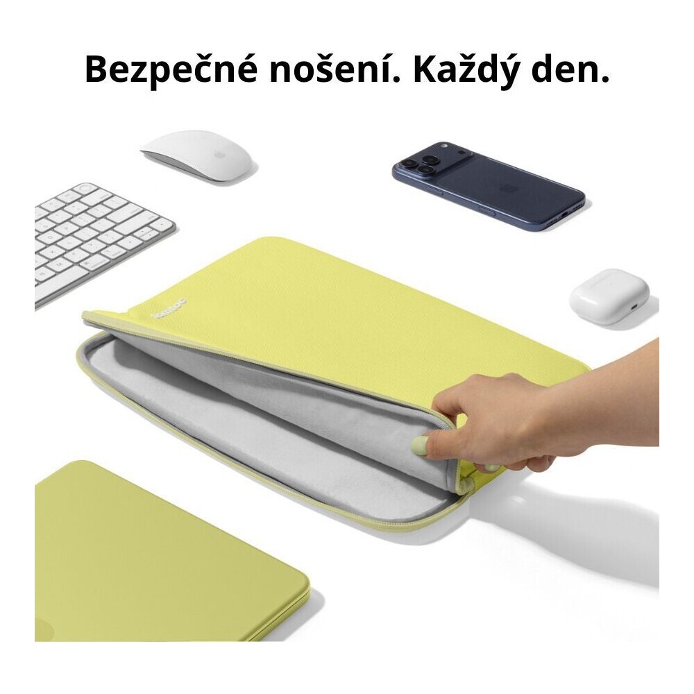 tomtoc-Light-A18-sleeve-pouzdro-13-MacBook-Neo-zlute
