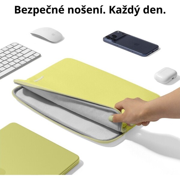 tomtoc-Light-A18-sleeve-pouzdro-13-MacBook-Neo-zlute